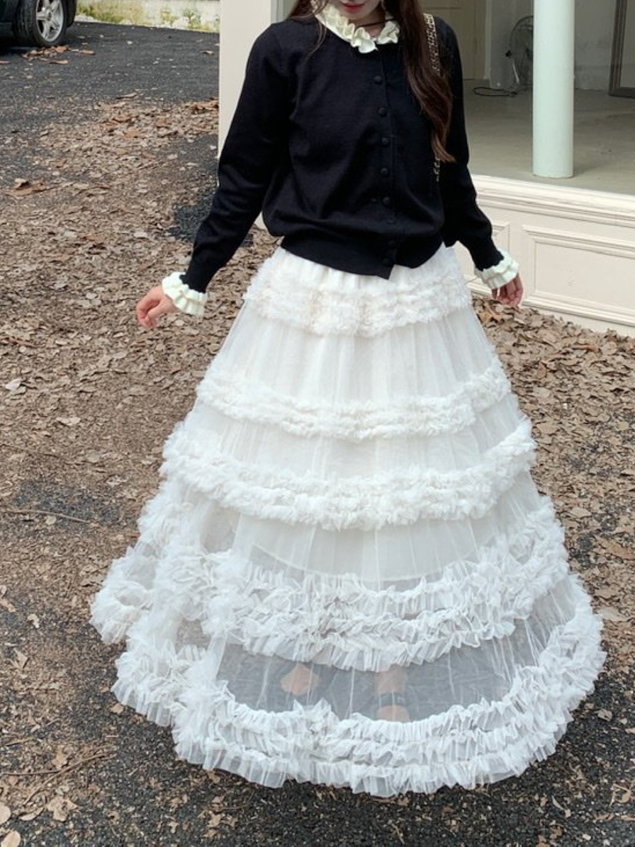 フリルスリーブガーリートップス LK1809