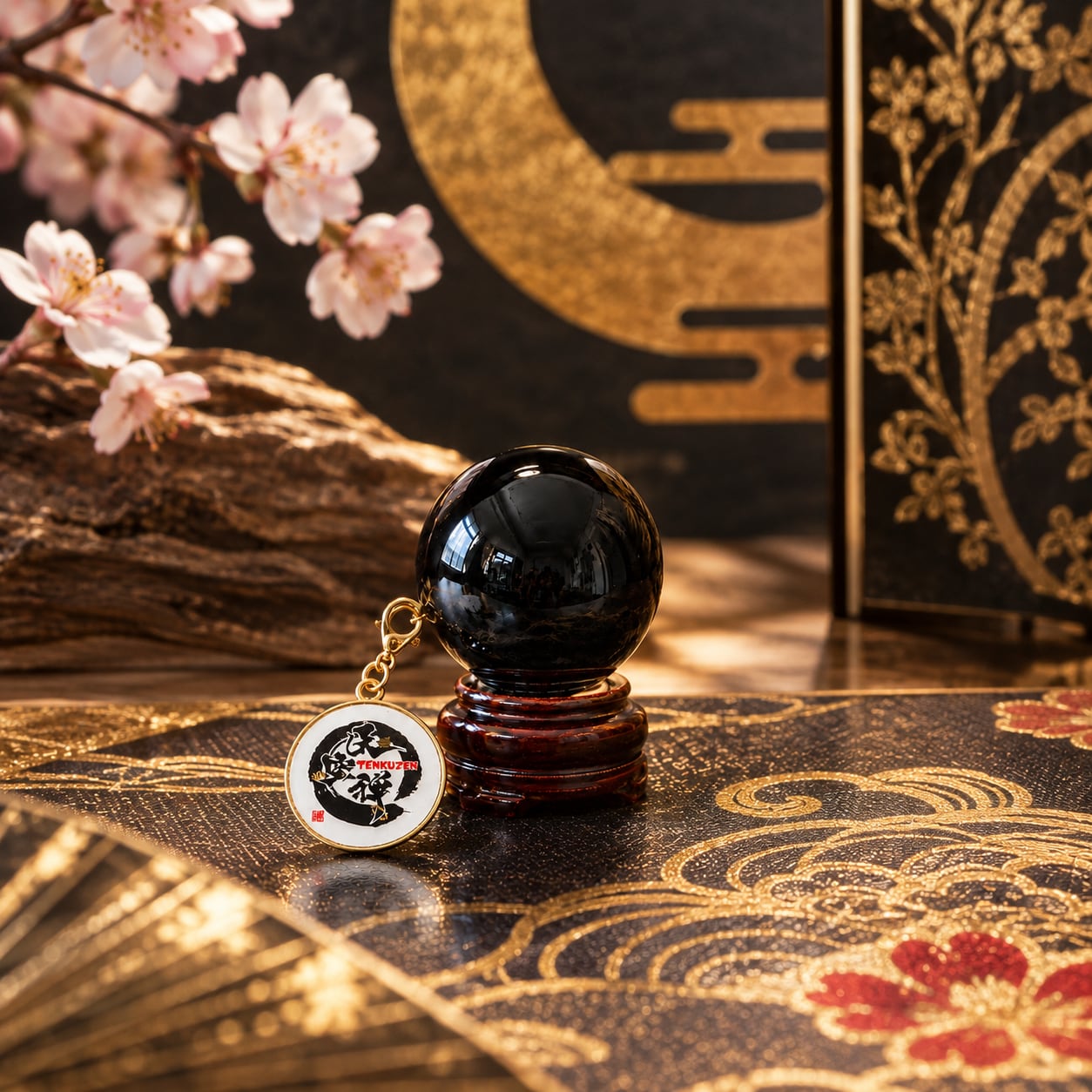 玄界珠(げんかいじゅ)|お寺で御祈祷済み|モリオン|天然モリオン|黒水晶|モリオン丸玉|黒水晶丸玉|天然石|パワーストーン|魔除け|厄除け|災難除け|縁切り|悪縁切り|浄化|開運|お守り|禅 (ZEN)|【天空禅】