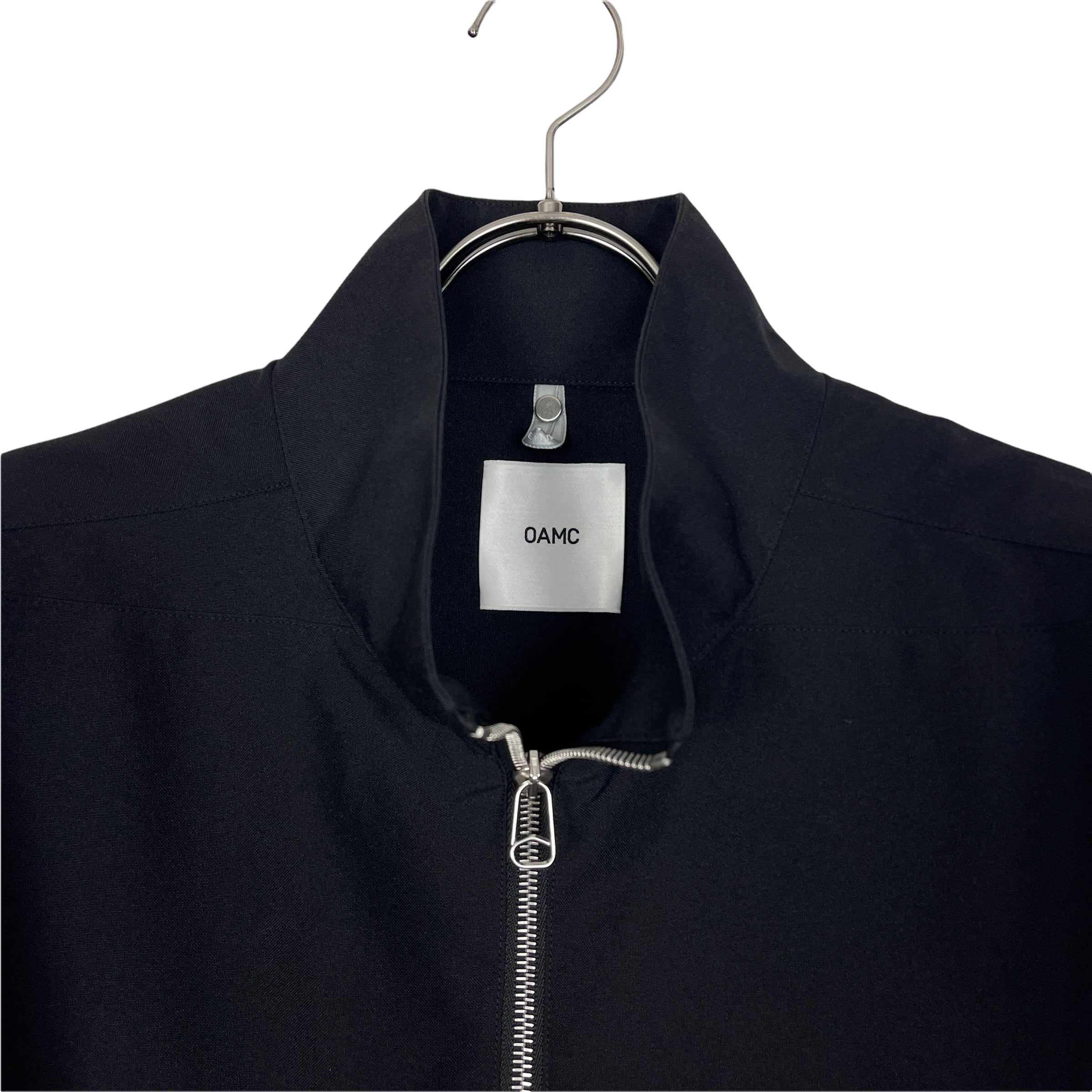 OAMC(オーエーエムシー) SYSTEM FULL ZIP SHIRT WOVEN (black