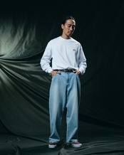 【#Re:room】CACTUS HEART EMBROIDERY LONG SLEEVE［REC862］