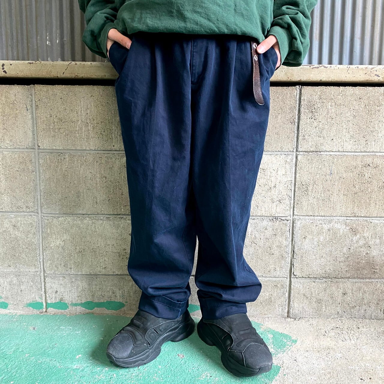 ★ 90s USA製 Dockers 2タック ワークパンツ w36 210