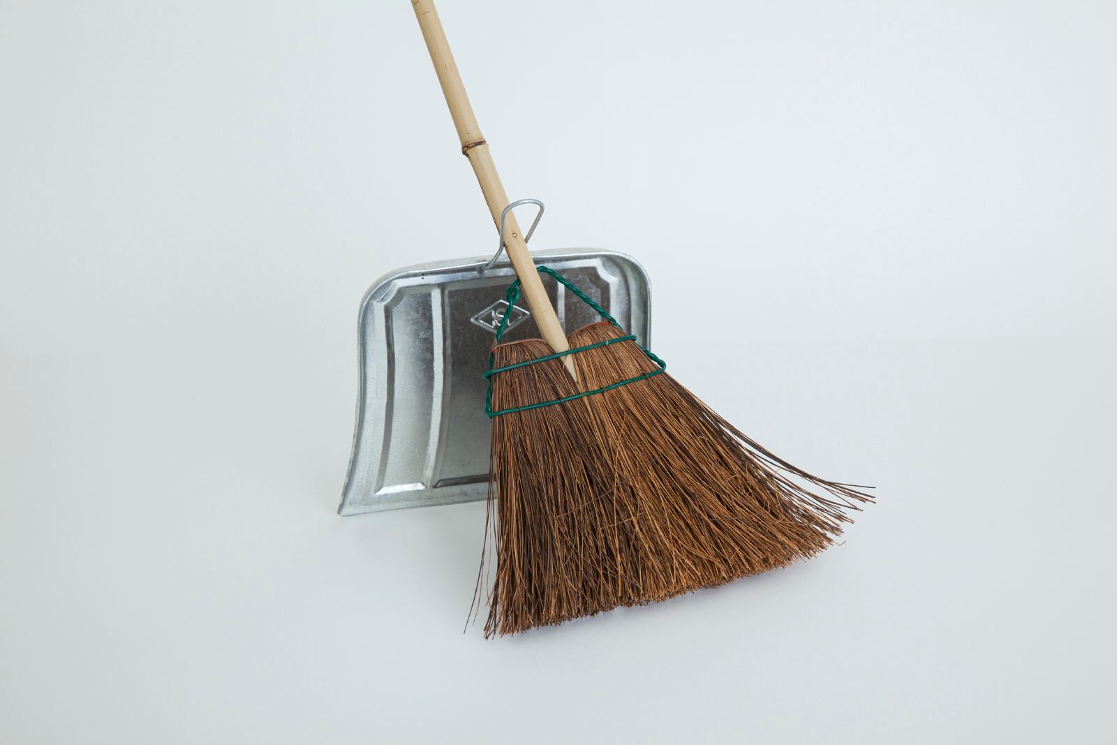 シダ庭ほうき・トタン文化ちりとりセット