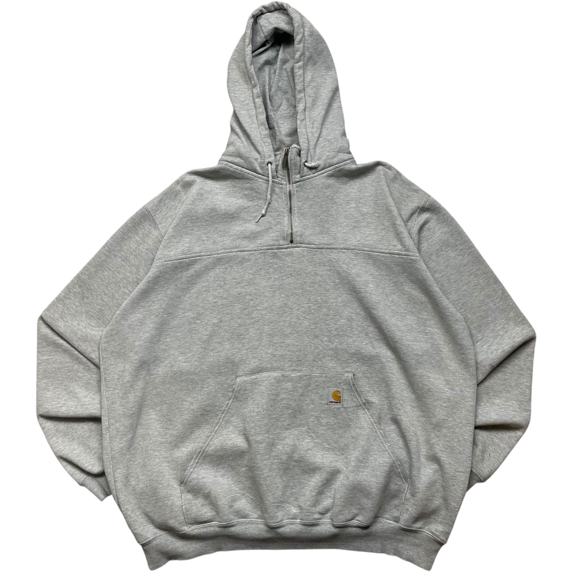 《XXL》 Carhartt カーハート ハーフジップ スウェット パーカー グレー no.6250