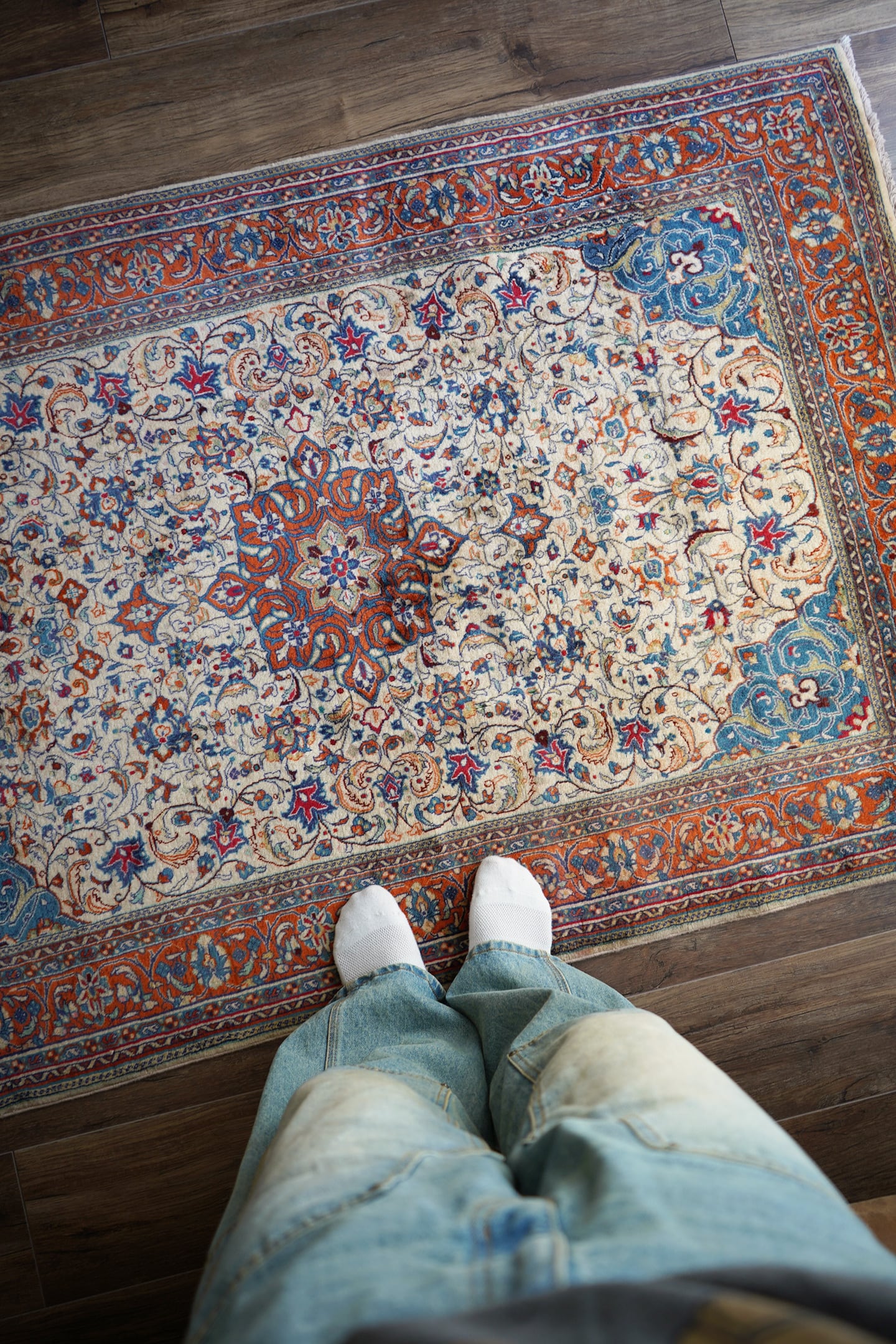 ✦vintage rug✦　175cm×84cm　チマヨラグ　トライバルラグ LARGE SIZEのヴィンテージラグ・トライバルラグ・手織り絨毯