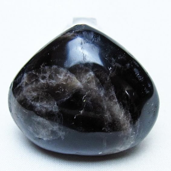モリオン 置物 ハート 黒水晶 一点物 145-1983