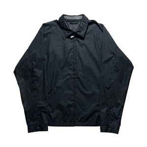 ZEGNA SPORT black cotton drizzler jacket