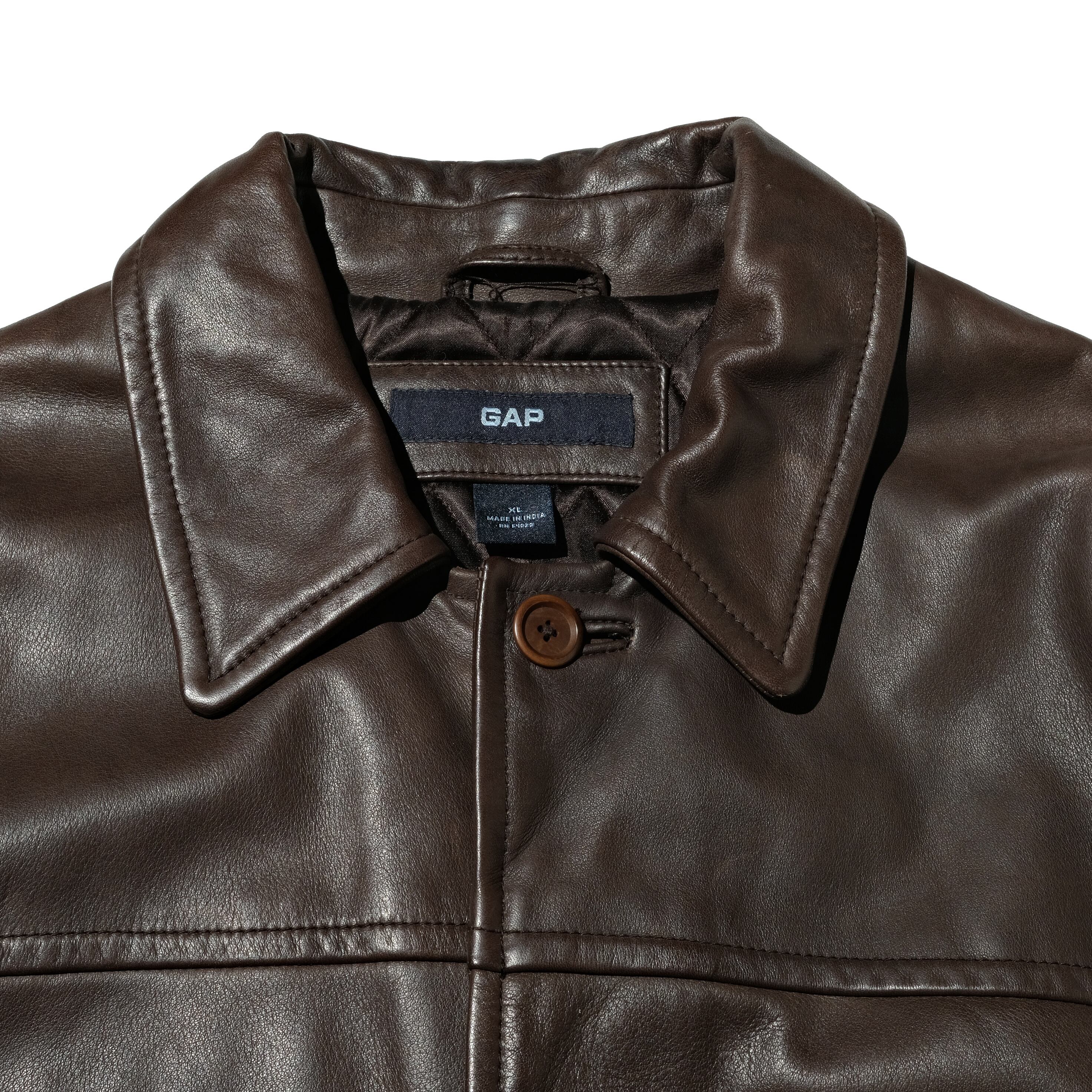 00's GAP leather car coat [XL] | goodbuy