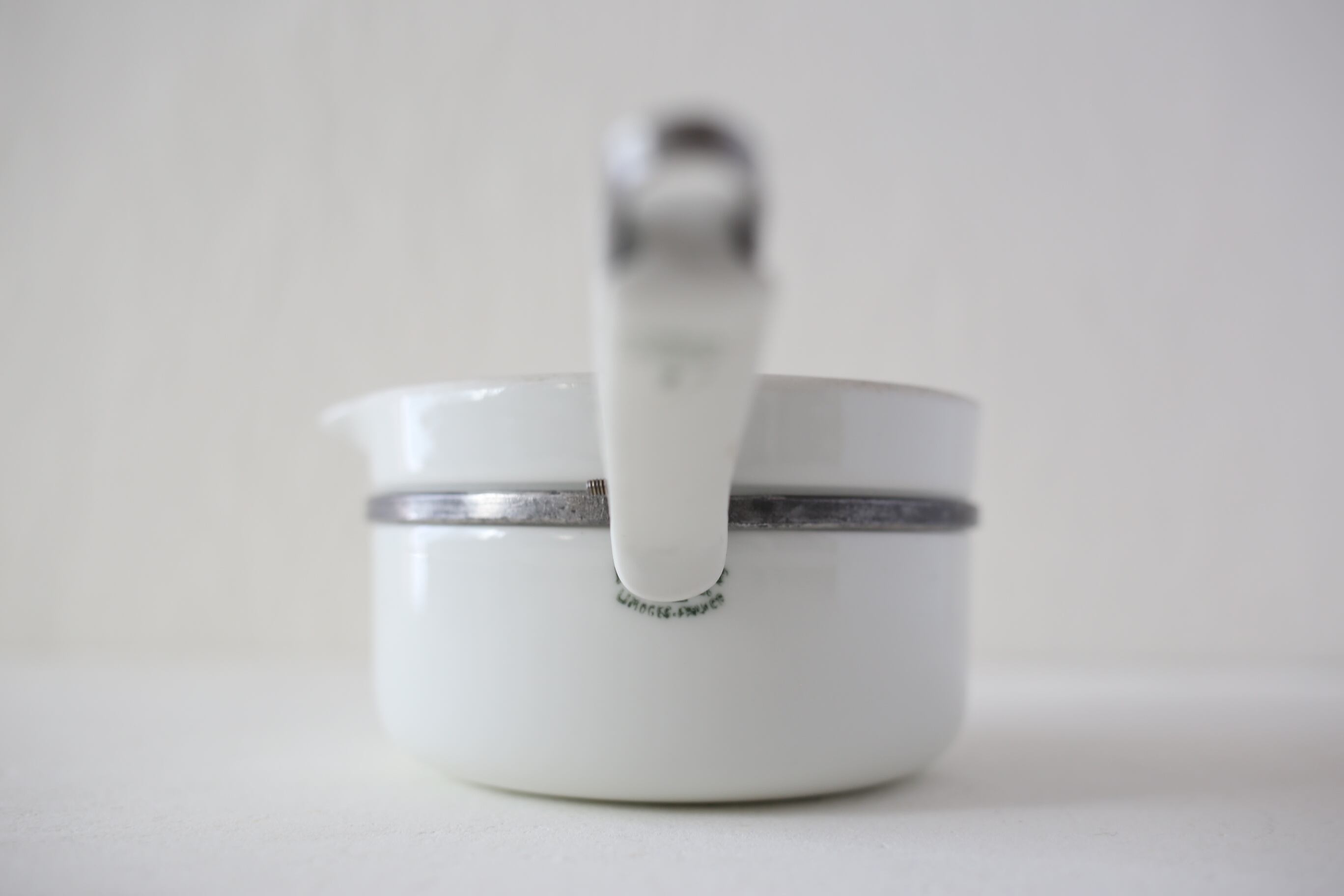 フランス　アンティーク　リモージュ　鍋　白磁 フランス アンティーク リモージュ 鍋 白磁|mercari商品代購