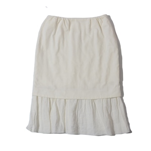 rochas    docking skirt  in white