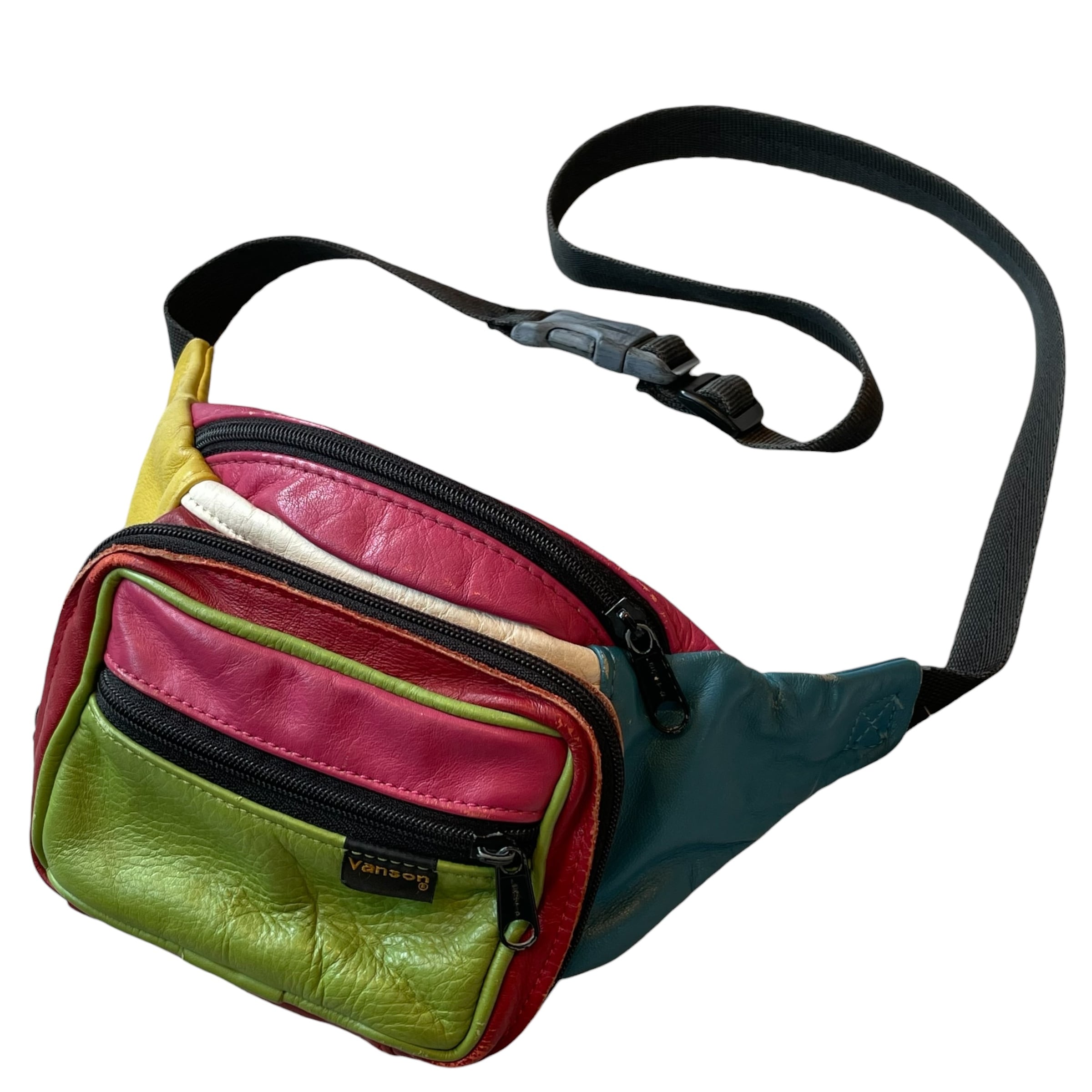 1990s Vanson "Crazy color" Leather bag