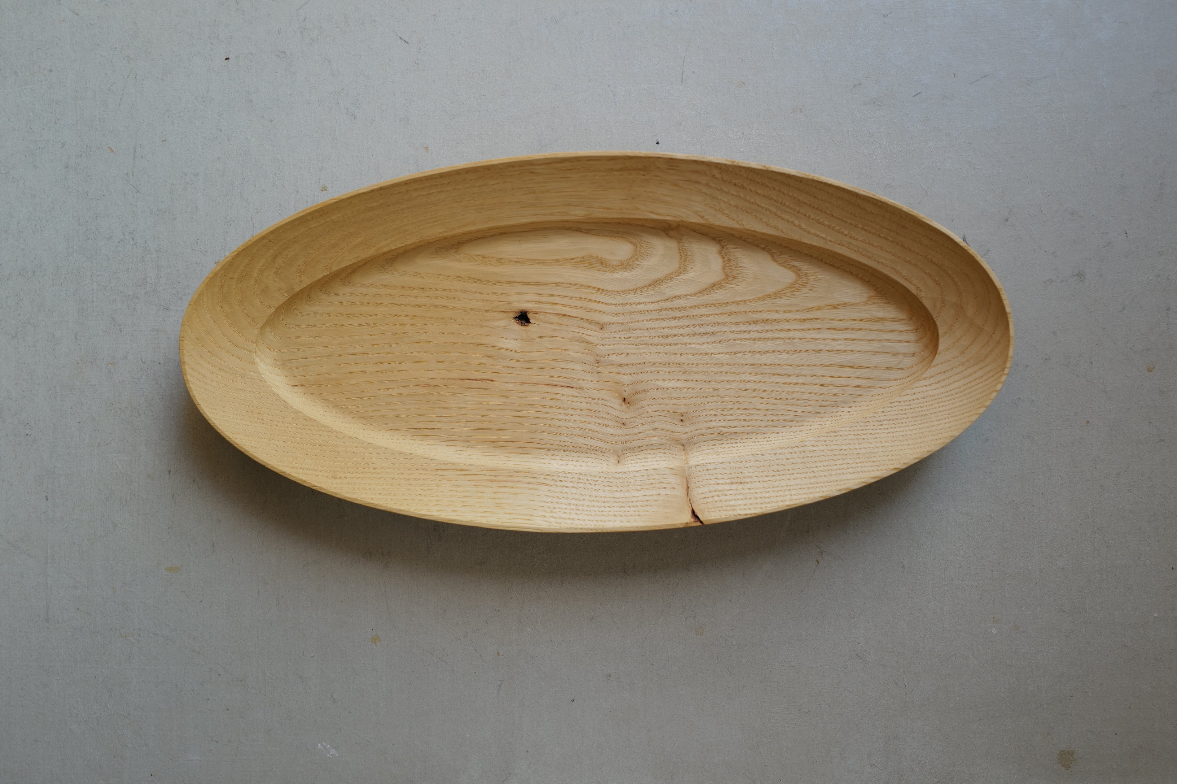 加藤良行　プレート皿 加藤良行 5.オーバル長皿 大 | 陶屋なづな