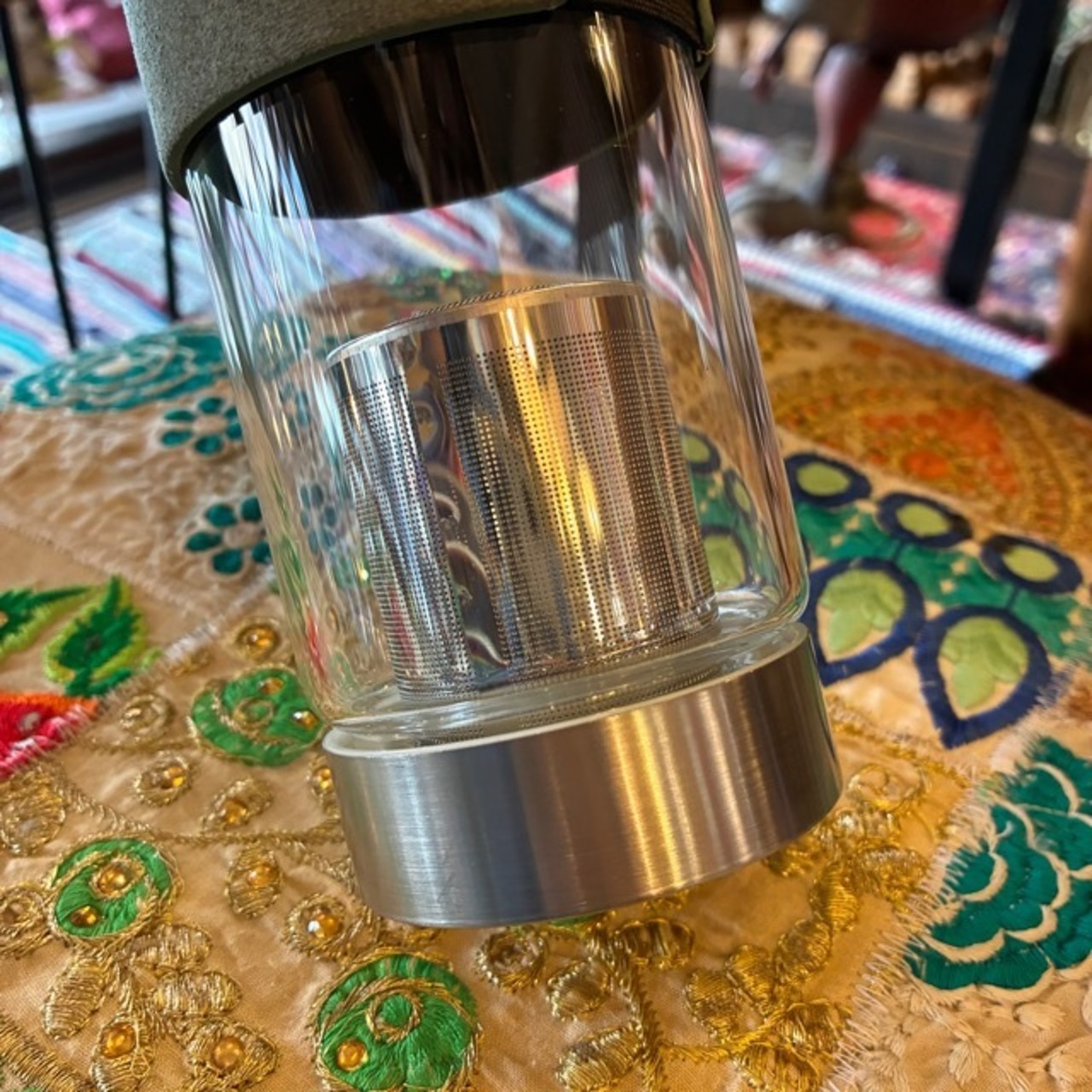 Shasta Tea Bottle L / シャスタ ティーボトル L 紅茶 ハーブティー お茶 耐熱ガラス お弁当 茶こし付き 水筒 持ち歩き ギフト プレゼント