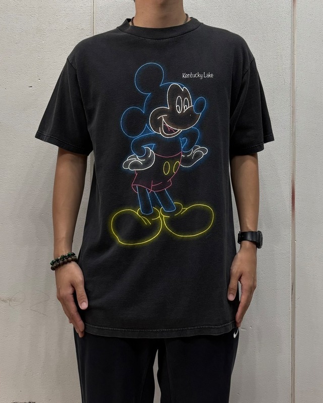 00’s Mickey Mouse Tee "neon color" 【下北沢店】