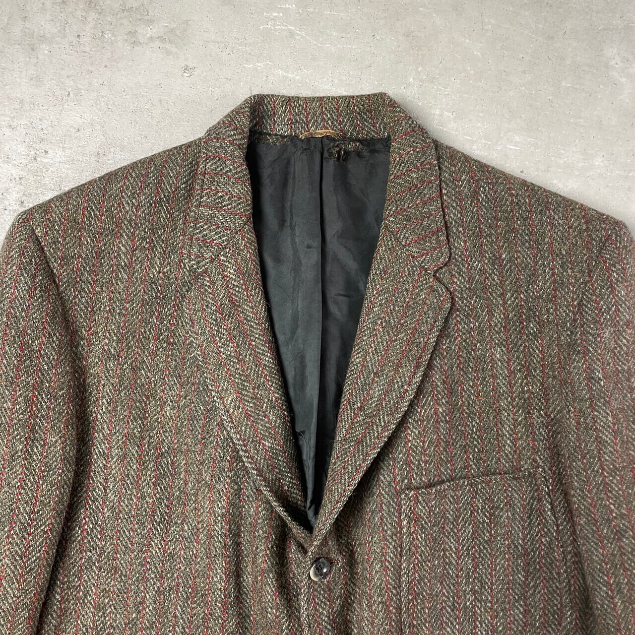 60年代 HARRIS TWEED ハリスツイード ウールテーラードジャケット