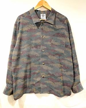 Michinaga Monyo - Modern Shirt / 道長文様 和柄シャツ