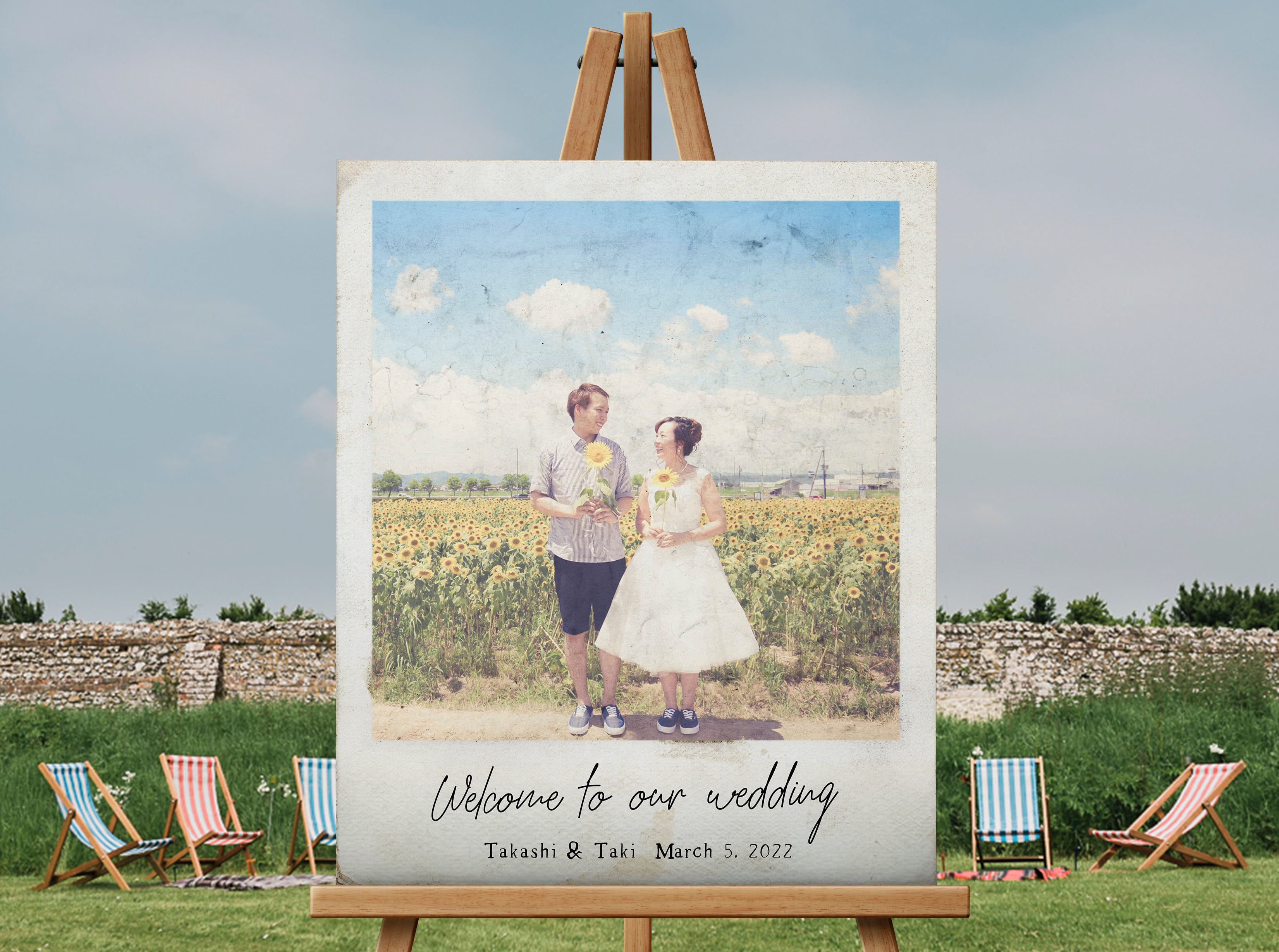 ポラロイド風 写真ウェルカムボード│結婚式 | DIY store PBW