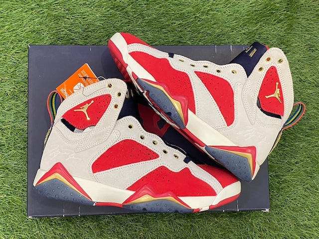 NIKE × TROPHY ROOM AIR JORDAN 7 TRUE RED AND OBSIDIAN DM1195-474 26cm 41456