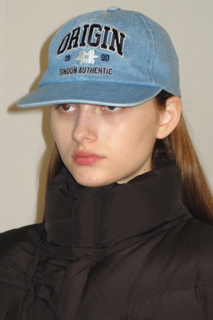 [SINOON]  DENIM BALL CAP (BLUE)  正規品 韓国ブランド 韓国通販 韓国代行 韓国ファッション シヌン シヌーン