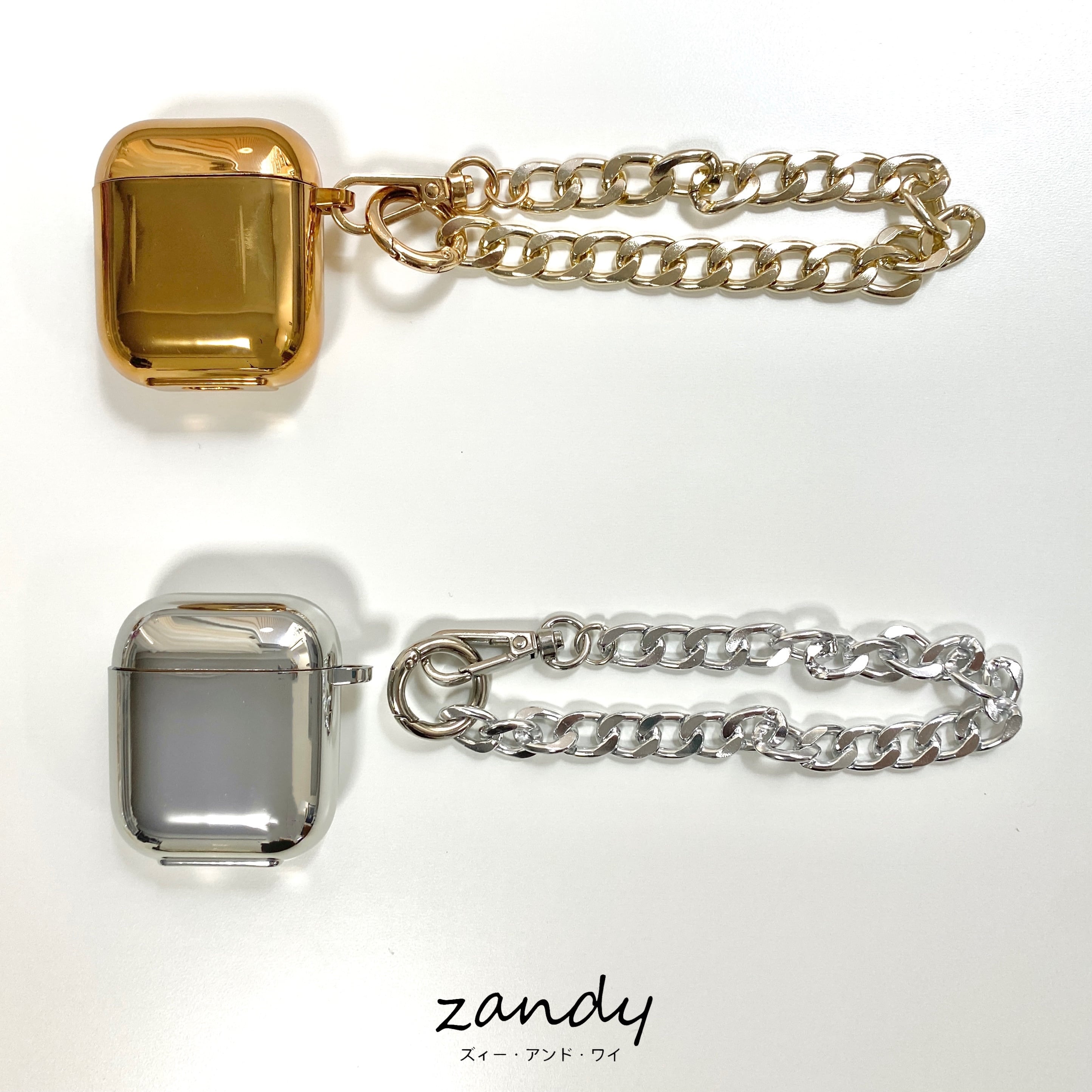 AirPods Pro/AirPods 第1/2世代 ケース カバー チェーンケース | zandy