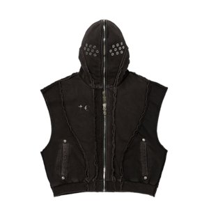 [THUG CLUB] Gladiator Hooded Vest Black 正規品 韓国ブランド 韓国通販 韓国代行 韓国ファッション 日本 店舗