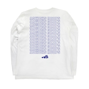 Logo dry Long T-shirt “連打”  /  white