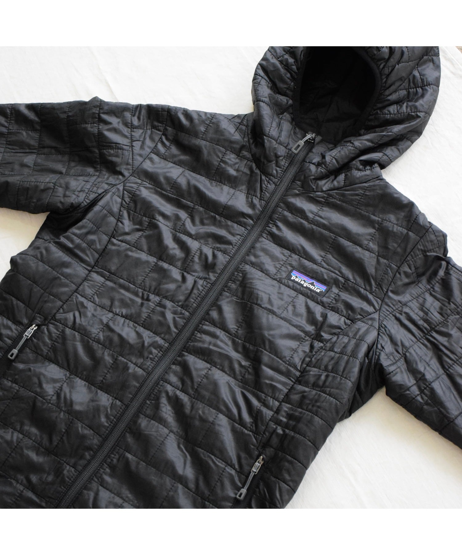 Patagonia Nano Puff hoodie レディースS ブラック パタゴニア ナノ
