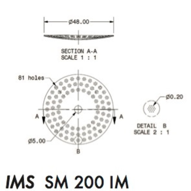 シャワースクリーン ● IMS Competition サンマルコ用 200µM