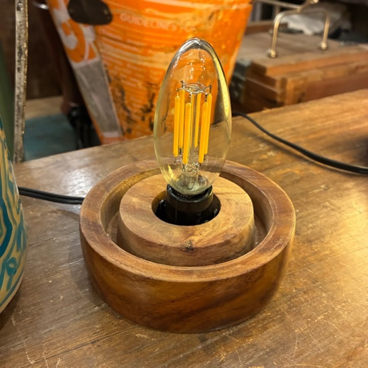 Pakistan Camel Lamp Tube 3color - Turquoise Brown Black / パキスタン キャメルランプ チューブ型 全3色 ターコイズ ブラウン ブラック ラクダ デスクランプ 間接照明 ライト 置き型 オリエンタル  ギフト プレゼント
