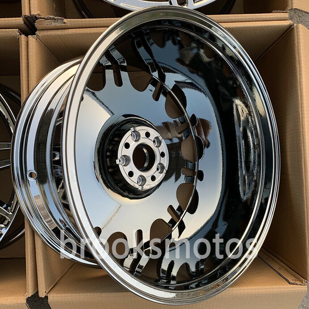 22インチ NEWbスタイル鍛造クロームホイールメルセデスベンツW 222 s