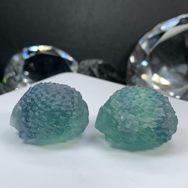 17.フローライトハリネズミさん☆ペアセット