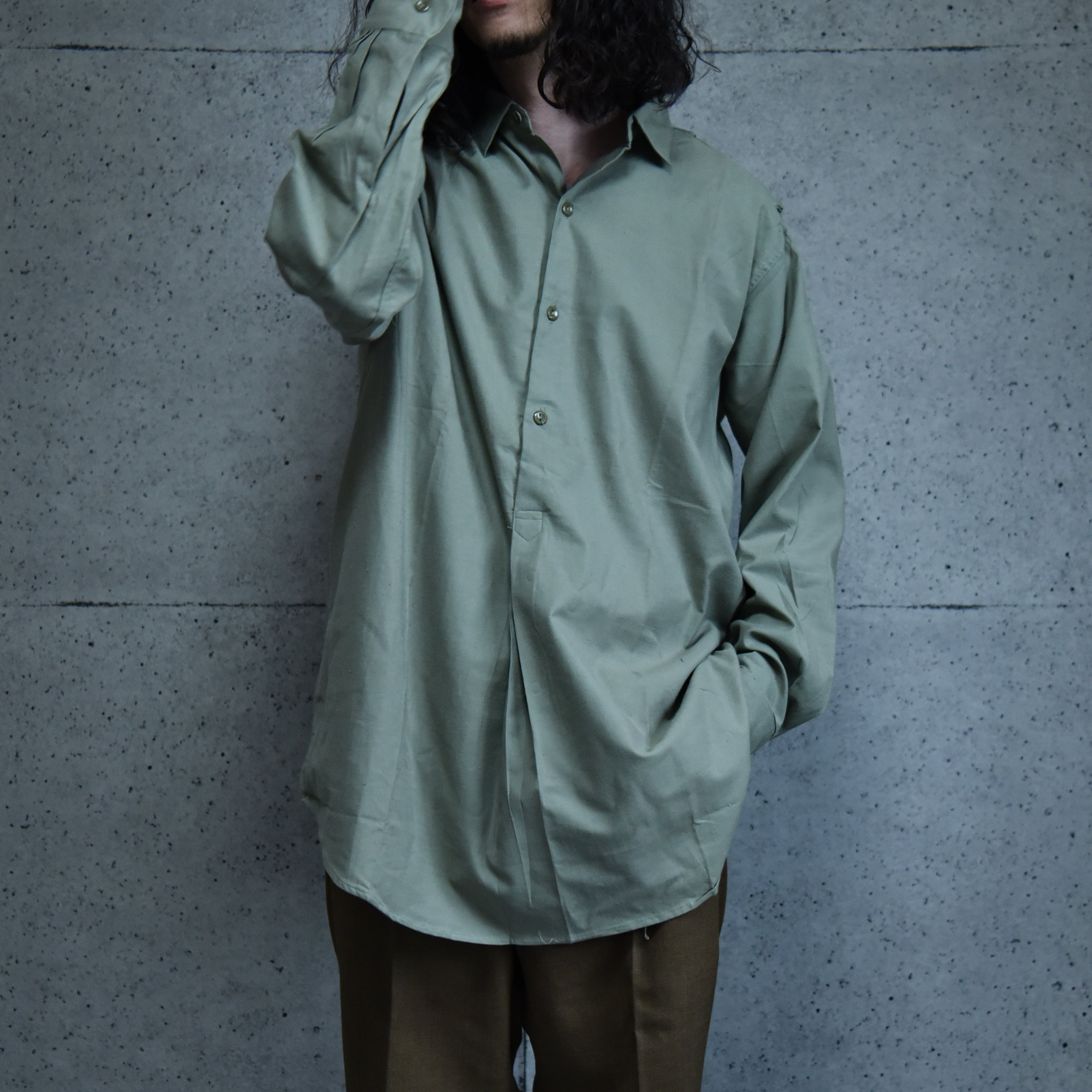 DEAD STOCK】60s Czech Army Pullover Shirts チェコ軍プルオーバー