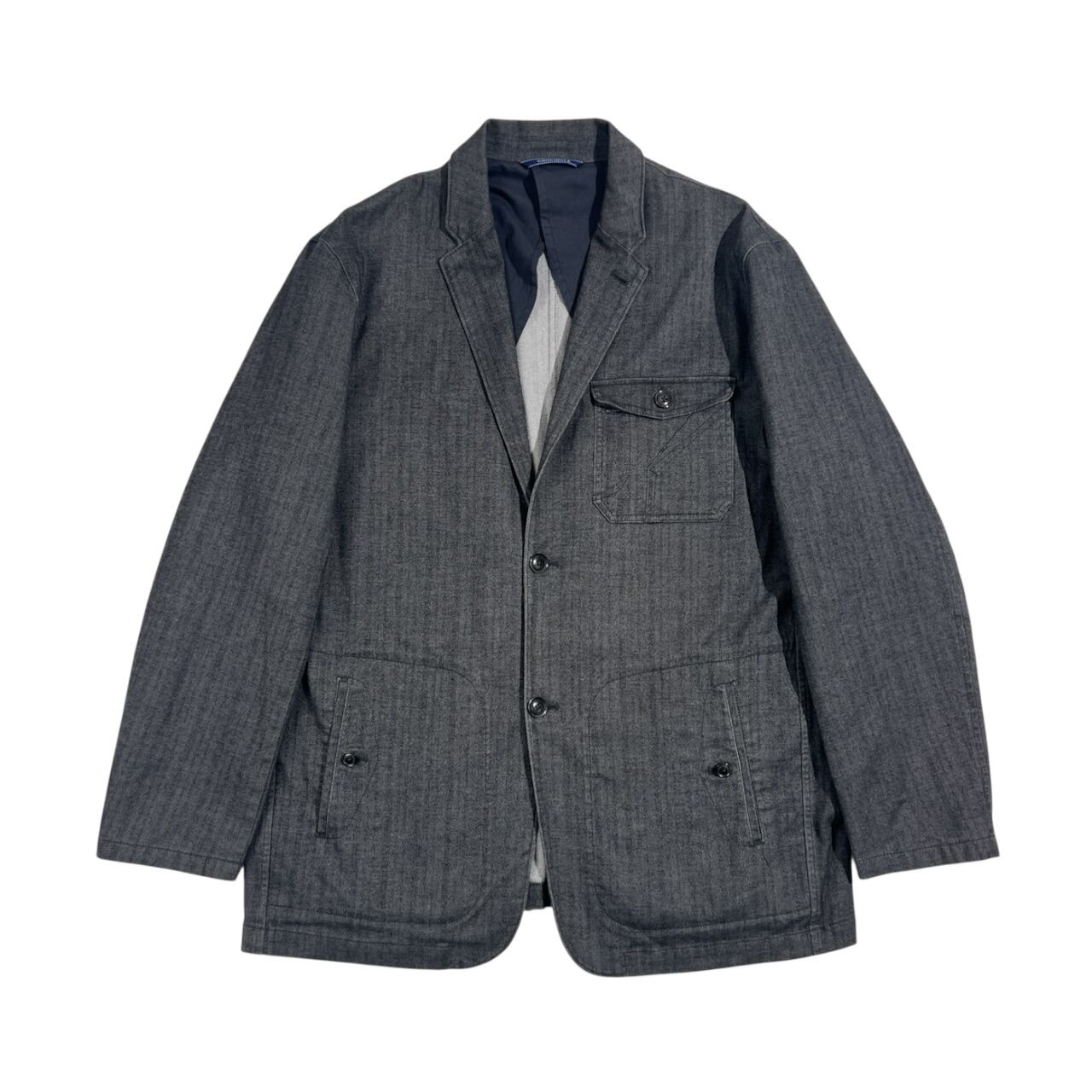 80s90s Italy vintage herringbone wool oversized duffle coat | PAY ID