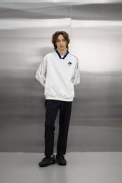 GOXO ゴーエックスオー スワッグボールダブルラインウーブンマンツーマン ホワイト