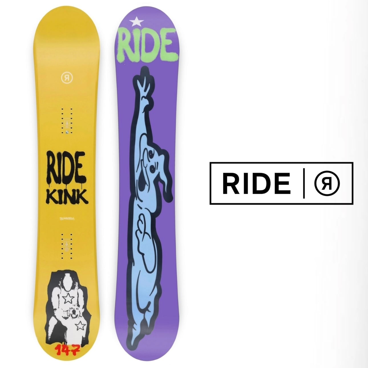 RIDE KINK 147cm メンズ　スノーボード　中上級