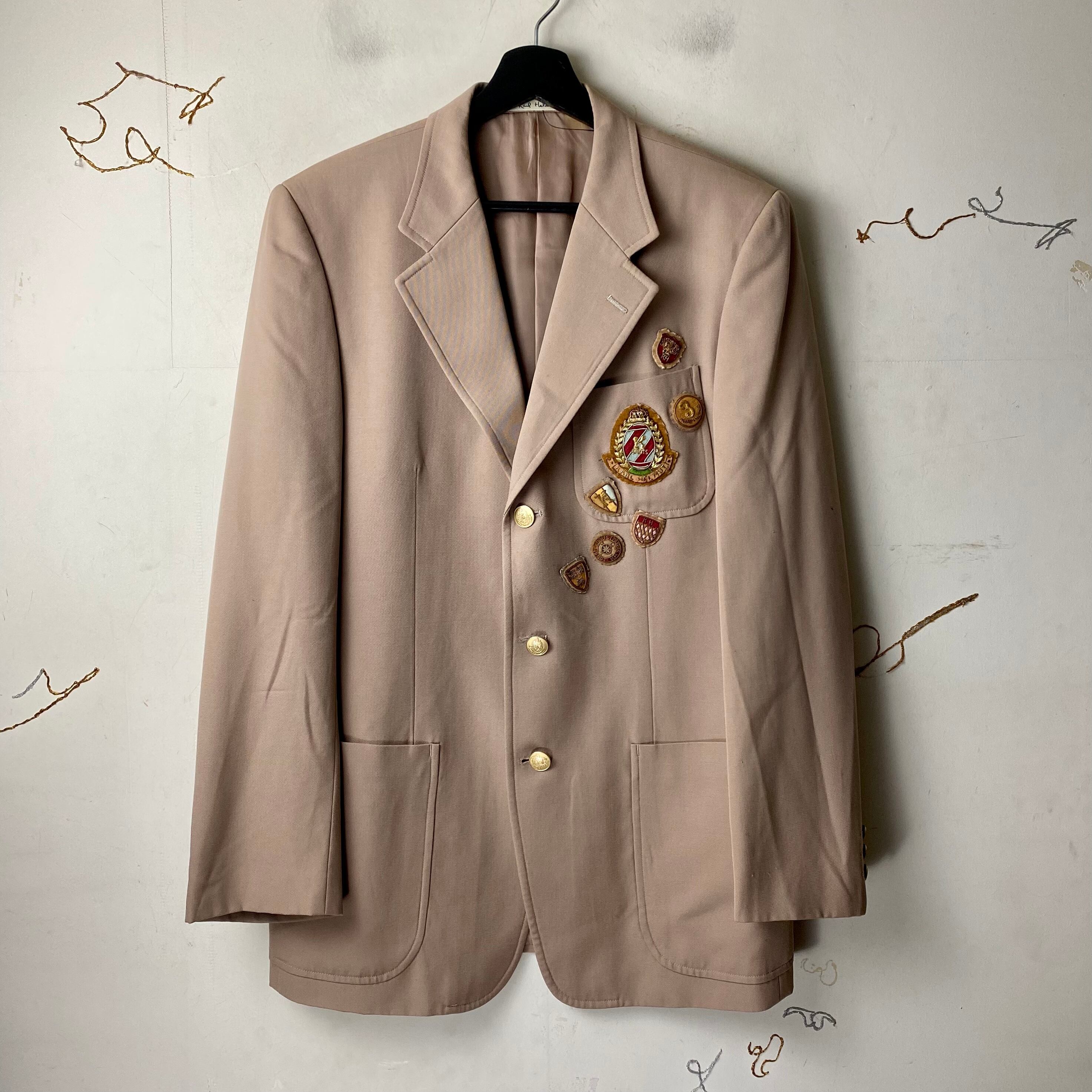 vintage KARL HELMUT patch design gabardine tailored jacket | NOIR 