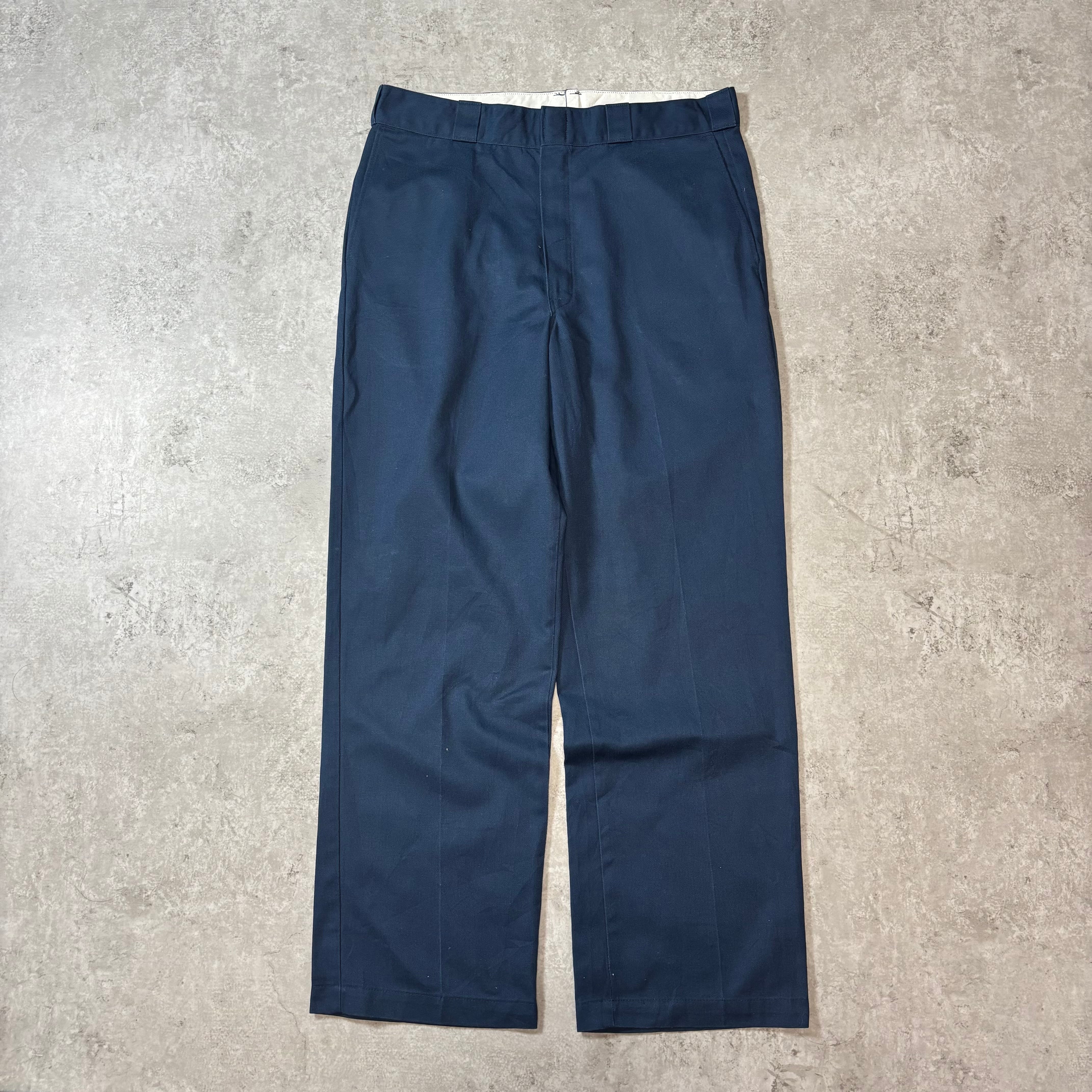 1990s "Dickies" 874 Work Pants "Made in USA" / 1990年代 ディッキーズ ワークパンツ アメリカ製 ネイビー