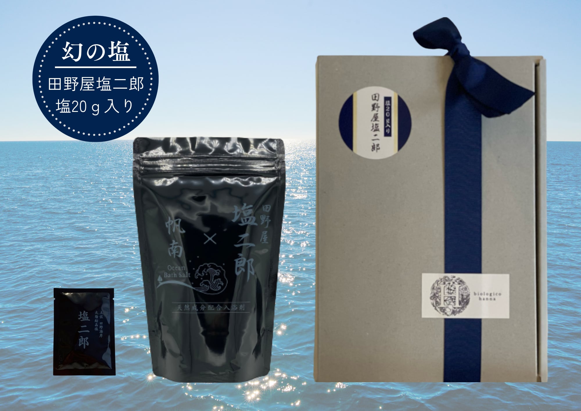 2個セット] 田野屋塩二郎 100g 幻の塩