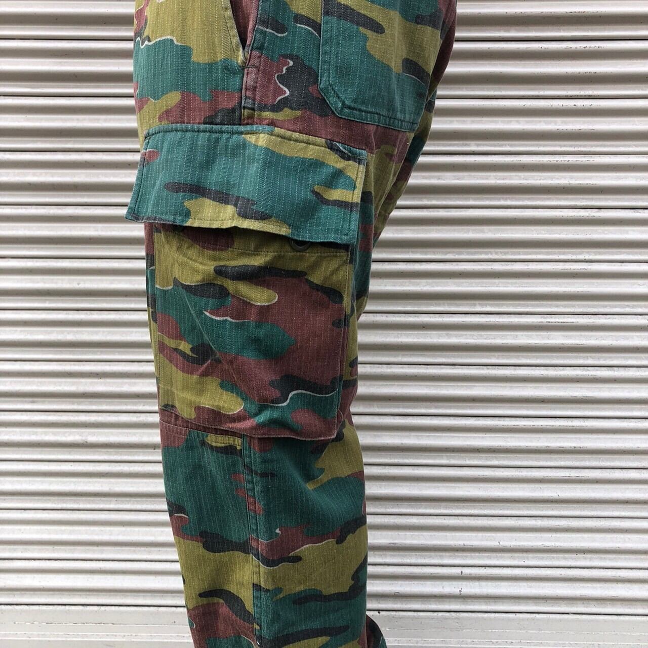 90s ベルギー軍 実物 M-90 ジグソーカモ 迷彩 カーゴパンツ 90s ベルギー軍 実物 M-90 ジグソーカモ 迷彩 カーゴパンツ