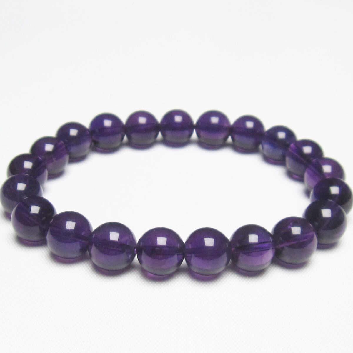 アメジスト ブレスレット 9mm [M便 1/10] 111-21775