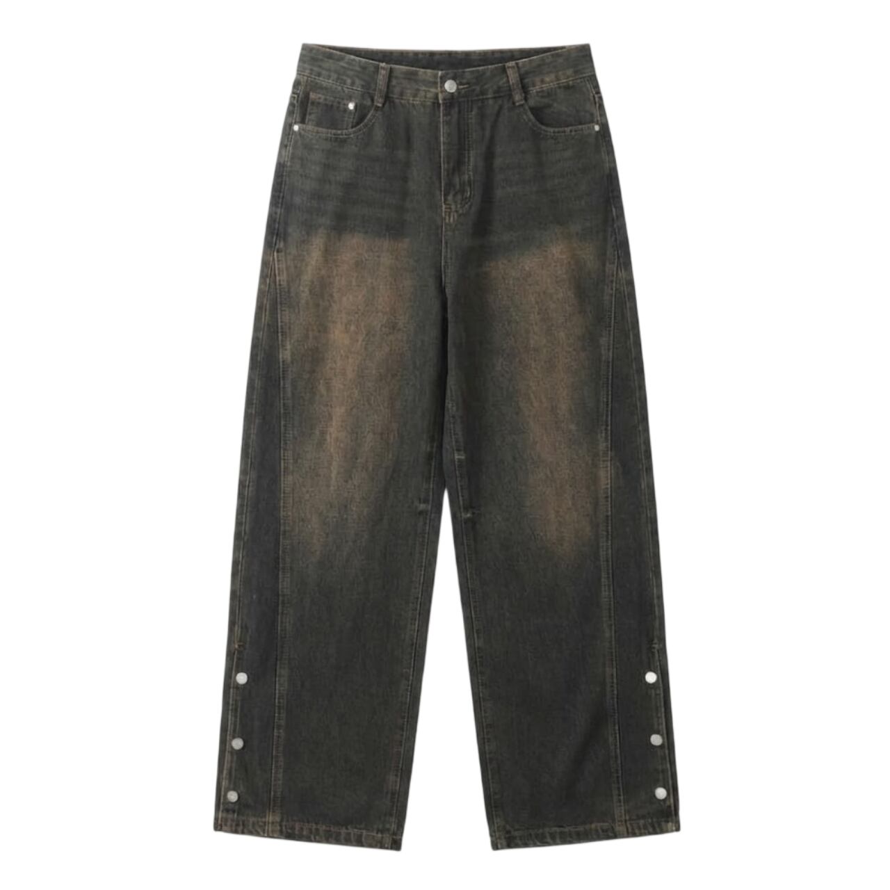 Retro loose denim pants 0003