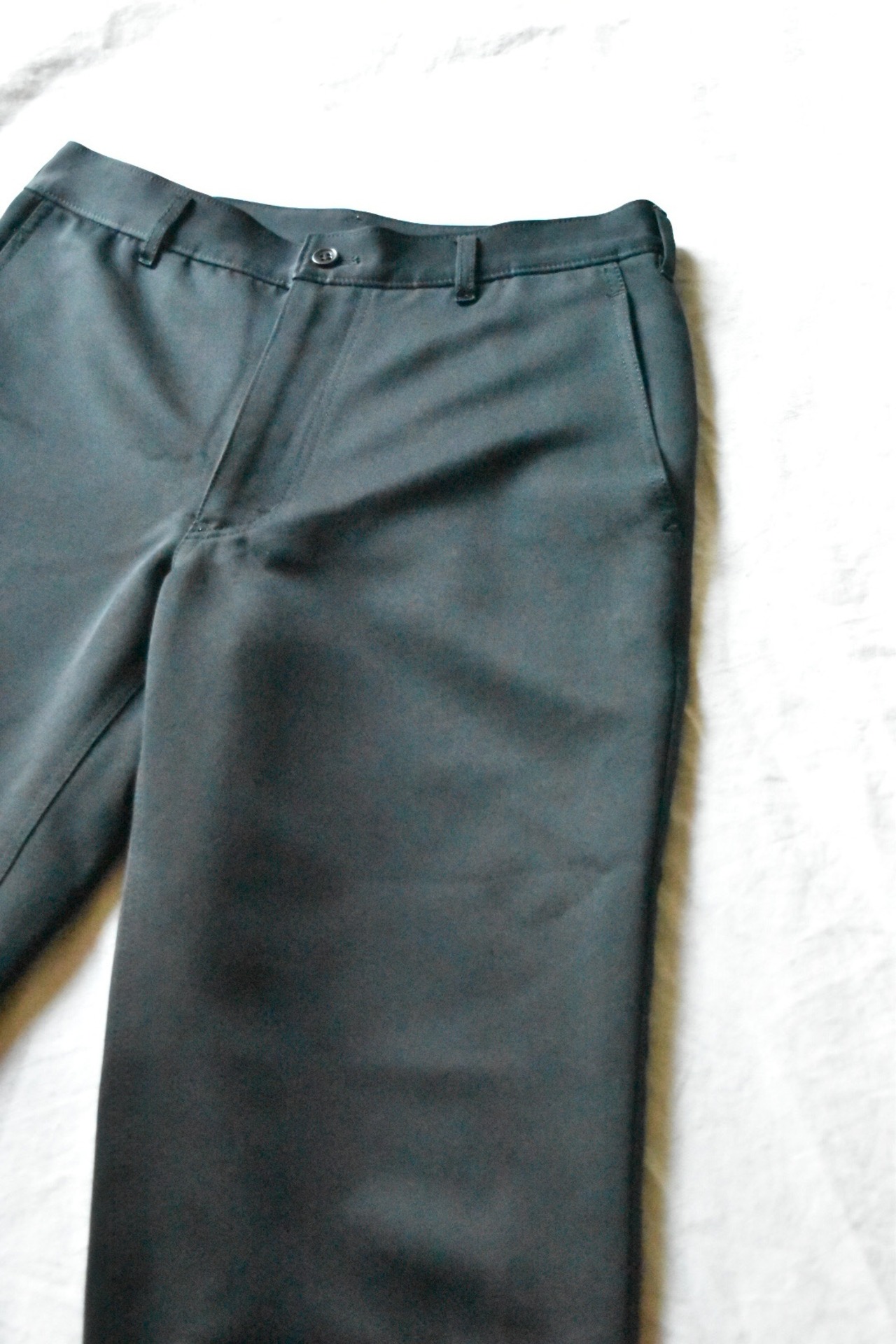 "BLACK COMME DES GARCONS” 3/4 length black trouser