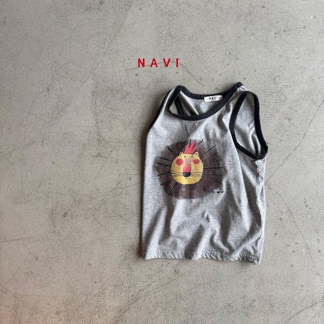 《予約》navi. ¨ lion tank top ¨ 26summer