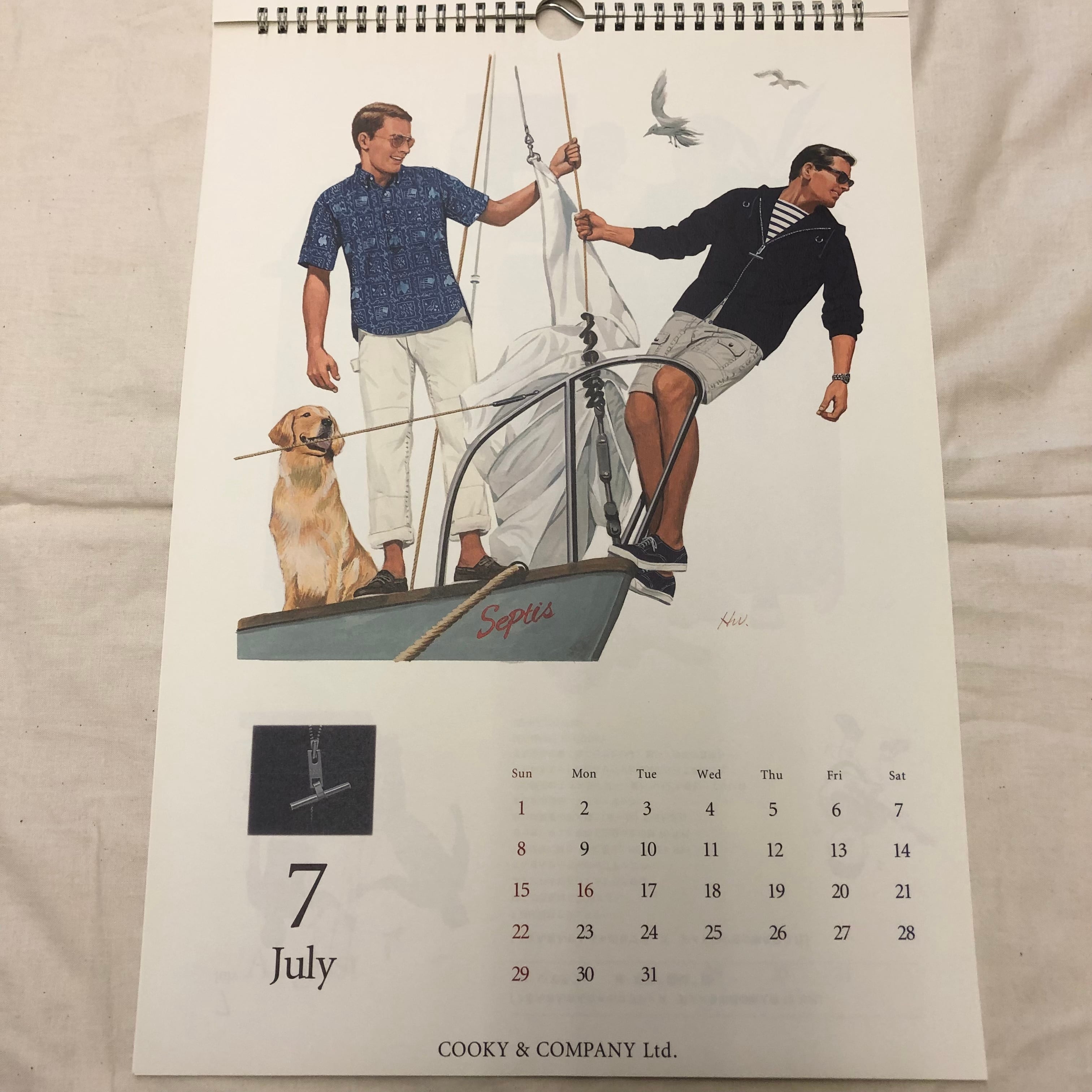 綿谷寛イラスト SEPTIS 10th Anniversary Calendar 2012 | magnif