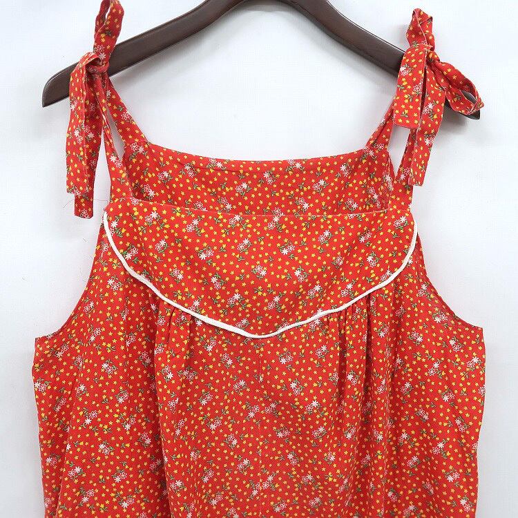 古着 ヴィンテージ レディース ワンピース 花柄 総柄 表記