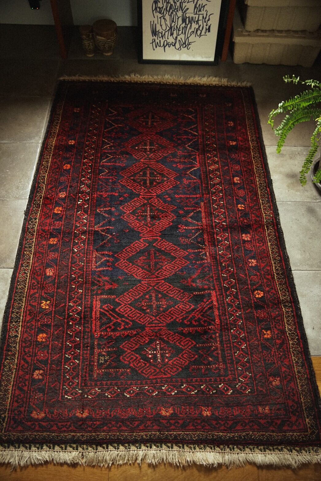 400-Vintage Baluch rug | 手織りのヴィンテージラグ専門店 | Bahr