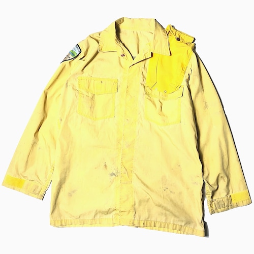 Vintage 90's Grunge Firefighter Utility Shirt Jacket