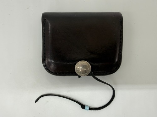 良品　角形小銭入れ　黒