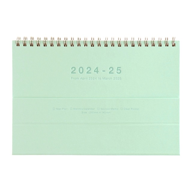 マークス 手帳 2024 スケジュール帳 2024年4月始まり 月間ブロック A5 ノートブックカレンダー・マグネット