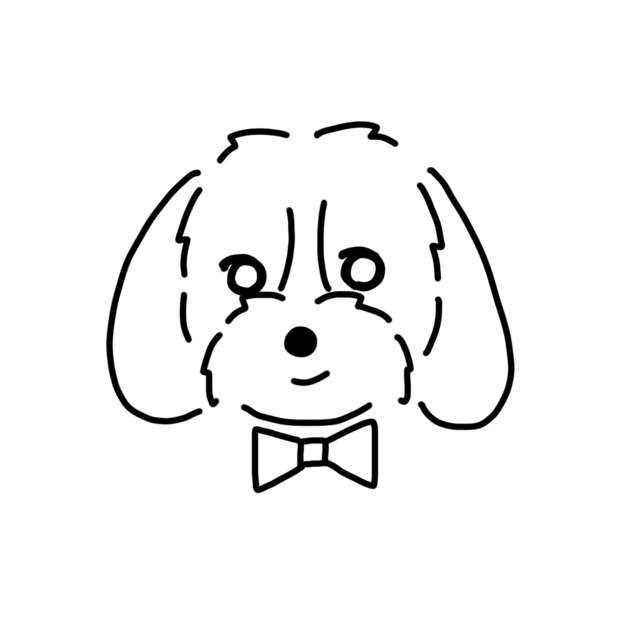 線画シンプルイラスト Cham Cham 線画シンプルイラスト Cham Cham