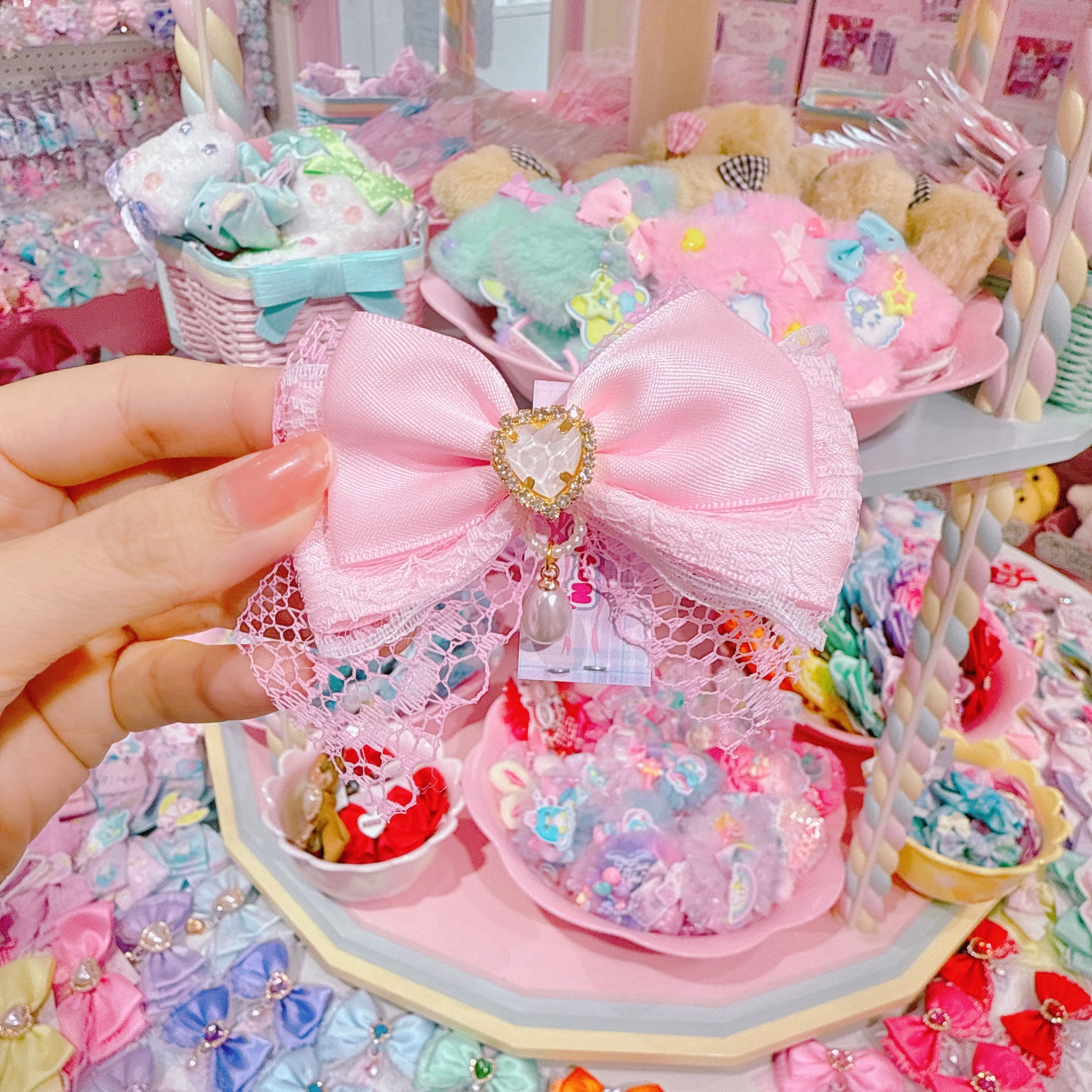 【F7】47-118推し色ヘアクリップ